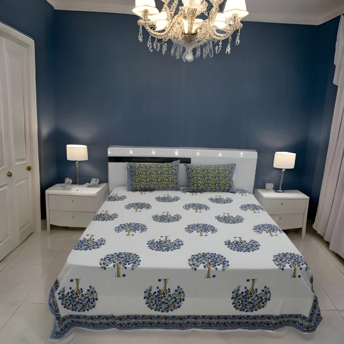 100% Cotton (120TC) Screen Printed Bedsheet, RAJWADI 36 - Image 3